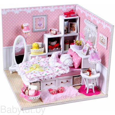 Интерьерный конструктор Румбокс Hobby Day DIY MINI House Комната маленькой принцессы M001