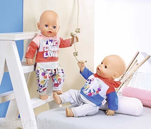 Спортивный костюм для куклы Baby Born 826980 в асс-те
