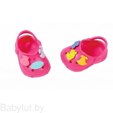 Обувь для куклы Baby Born "Кроксы с украшениями" 824597 в асс-те