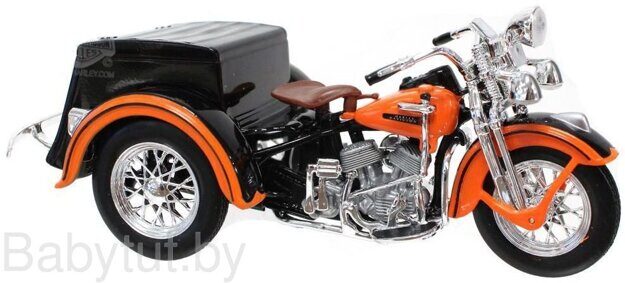 Модель мотоцикла Maisto 1:18 - Харли-Дэвидсон 3-кол./с коляской