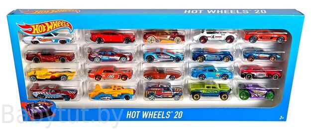 Набор из 20 машинок Hot Wheels 20 Car Gift Pack H7045
