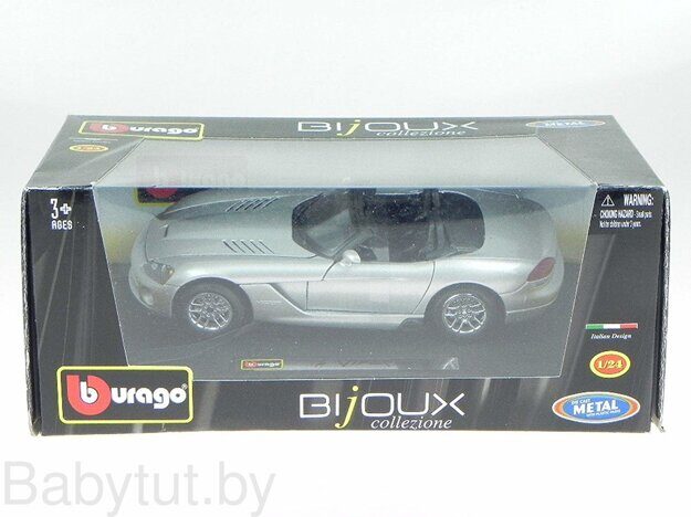 Модель автомобиля Bburago 1:24 - Додж Вайпер SRT/10