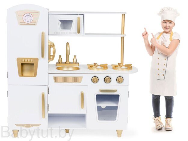 Детская кухня Eco Toys с холодильником и духовкой 7267