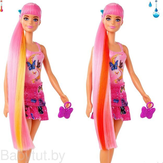 Кукла-cюрприз Barbie Color Reveal серия Totally Denim HJX55