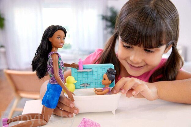 Кукла Barbie Скиппер и набор мебели FXH06