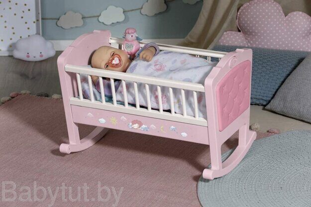 Интерактивная кроватка для куклы Беби Анабель Сладкие Сны 703236