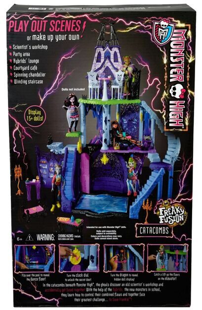 Игровой набор Плейсет Monster High Катакомбы Freaky Fusion Catacombs