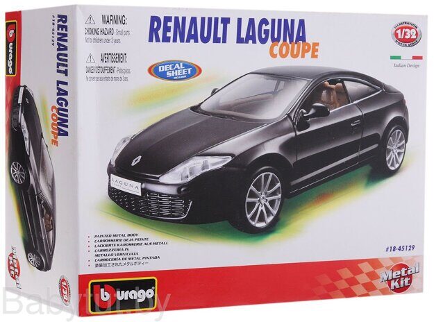 Сборная модель автомобиля Bburago 1:32 - Рено Лагуна купе