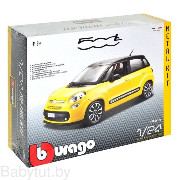 Сборная модель автомобиля Bburago 1:24 -  Фиат 500L