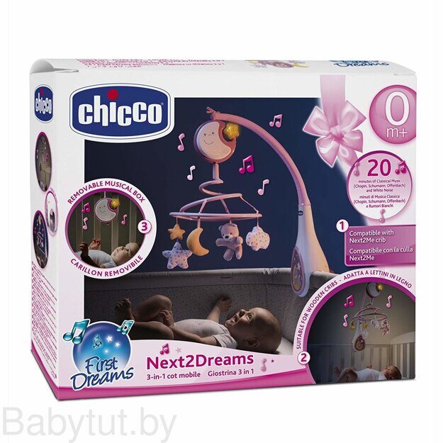 Игрушка-мобиль Chicco Next2Dreams розовый