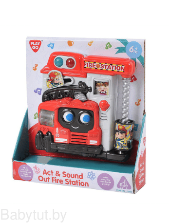 Развивающая игрушка Пожарная станция PLAYGO  (свет, звук, батарейки)
