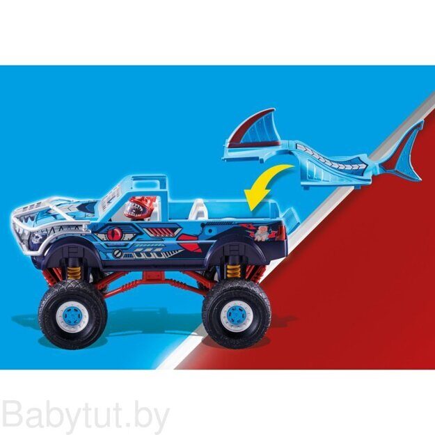 Конструктор Трюковое шоу Акула Monster Truck Playmobil 70550