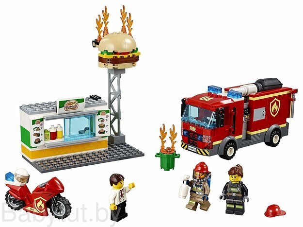 LEGO City Пожар в бургер-кафе 60214
