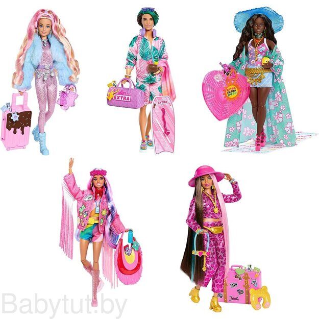 Кукла Barbie Экстра Fly Beach Fashion HPB14