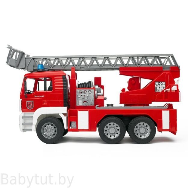 Пожарная машина MAN с лестницей и помпой" (свет/звук) BRUDER (БРУДЕР) 02771