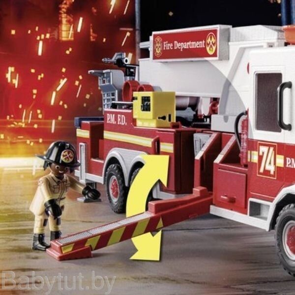 Конструктор Пожарная машина с башенной лестницей Playmobil 70935