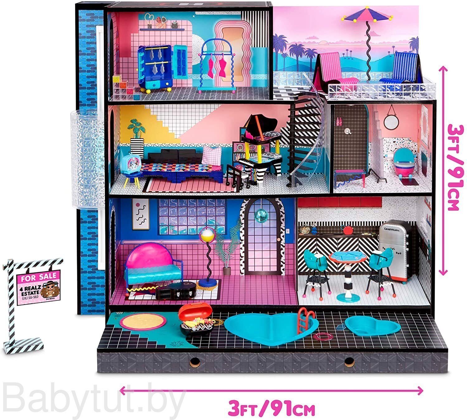 Дом для кукол LOL Surprise! OMG House – New Doll House with 85+ сюрпризоа  570202 купить в Минске в интернет-магазине | BabyTut