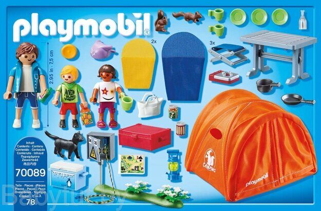 Конструктор Семейный кемпинг Playmobil 70089