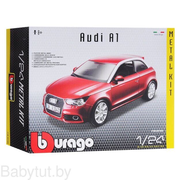 Сборная модель автомобиля Bburago 1:24 - Ауди А1