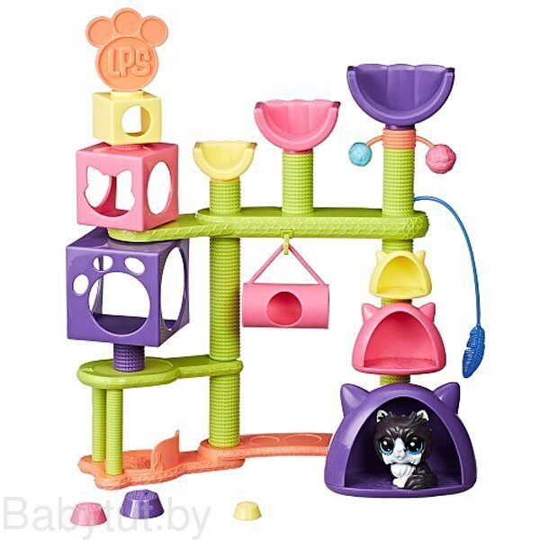 Игровой набор Littlest Pet Shop "Домик для котят" E2127