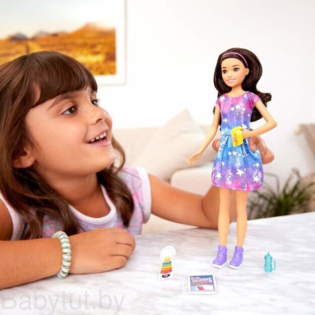 Кукла Barbie Скиппер няня FXG93