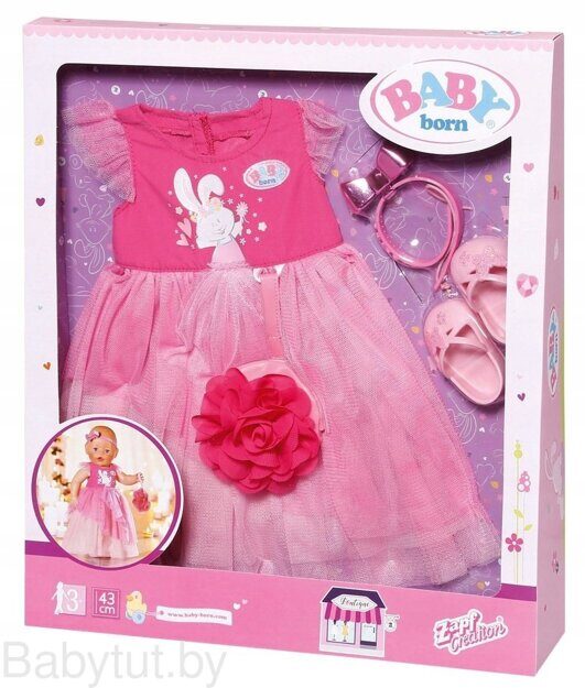 Пышное бальное платье для куклы Baby Born 827178