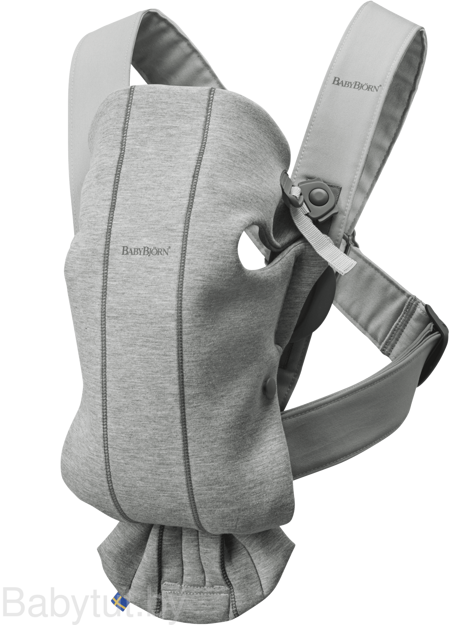 Рюкзак-кенгуру BabyBjorn Mini 3D Jersey Светло-серый