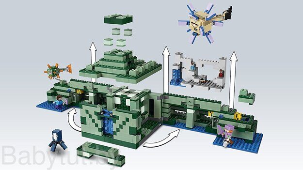 Конструктор Lego Minecraft Подводная крепость 21136
