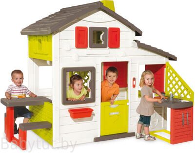 Домик игровой c кухней Friends House Для друзей Smoby 810200