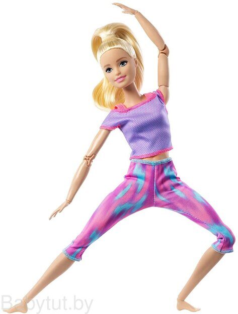 Кукла Барби Безграничные движения Гимнастка Barbie Made To Move GXF04