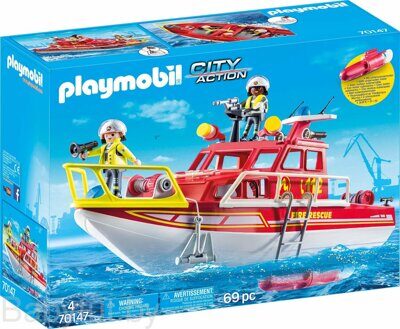 Конструктор Пожарное судно Playmobil 70147