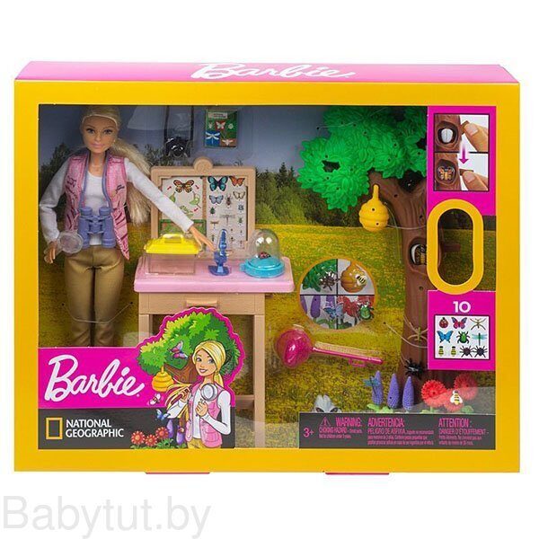 Игровой набор Barbie Исследователь бабочек GDM49