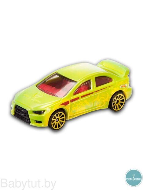 Машинка Hot Wheels серии Color Shifters mitsubishi lancer BHR15