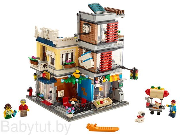 Конструктор Lego Creator Зоомагазин и кафе в центре города 31097