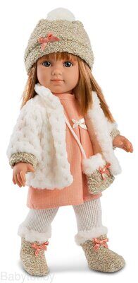 Кукла Llorens Елена в белом пальто
