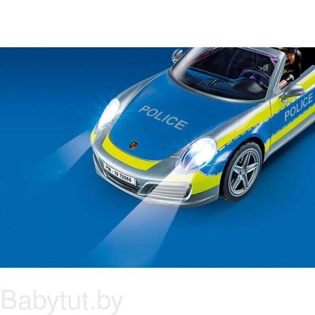 Конструктор Порше 911 Carrera 4S полицейский Playmobil 70066