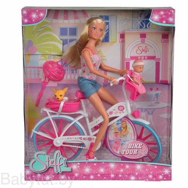 Кукла Simba Штеффи на велосипеде 5739050