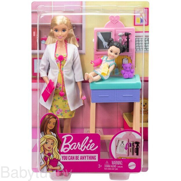 Игровой набор Barbie Педиатр GTN51