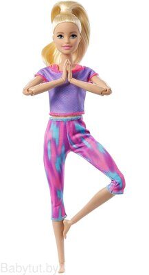 Кукла Барби Безграничные движения Гимнастка Barbie Made To Move GXF04