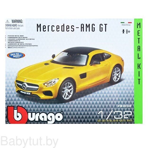 Сборная модель автомобиля Bburago 1:32 - Мерседес Бенц AMG GT