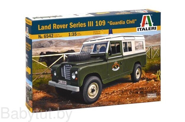 Сборная модель британского внедорожника ITALERI 1:35 - Land Rover SERIES III 109 "Guardia Civil"