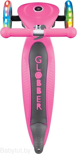 Самокат Globber Primo Foldable Lights 432-110-2 розовый