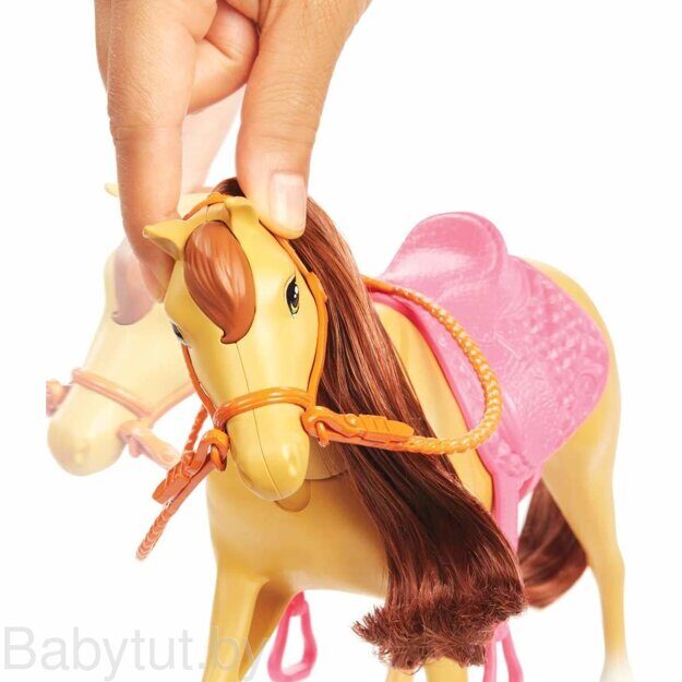 Игровой набор Barbie Барби, Челси и любимые лошадки FXH15