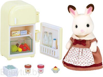 Игровой набор Sylvanian Families Мама кролик и холодильник 5014