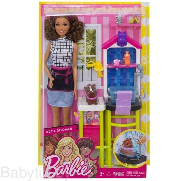Игровой набор Barbie Салон для собак FJB31