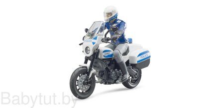 Полицейский мотоцикл Ducati Scrambler с фигуркой  Bruder 62731