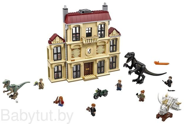 Конструктор Lego Jurassic World 75930 Нападение Индораптора в поместье Локвуд