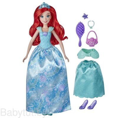 Кукла Принцесса Дисней Ариэль в платье с кармашками F0158 / F0283