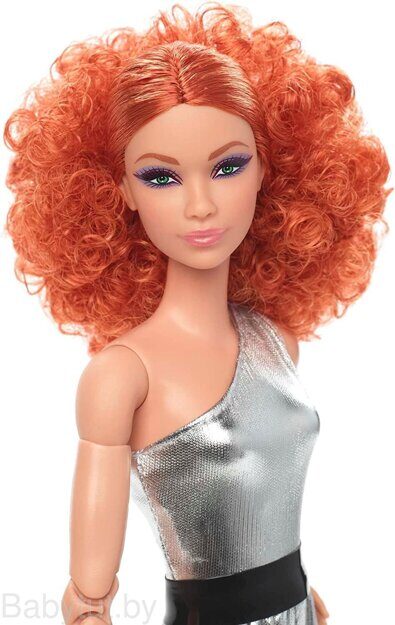 Кукла Barbie Looks Рыжеволосая с вьющимися волосами HBX94