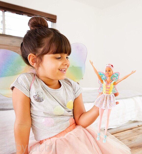 Кукла Барби Dreamtopia Фея с крыльями FXT03